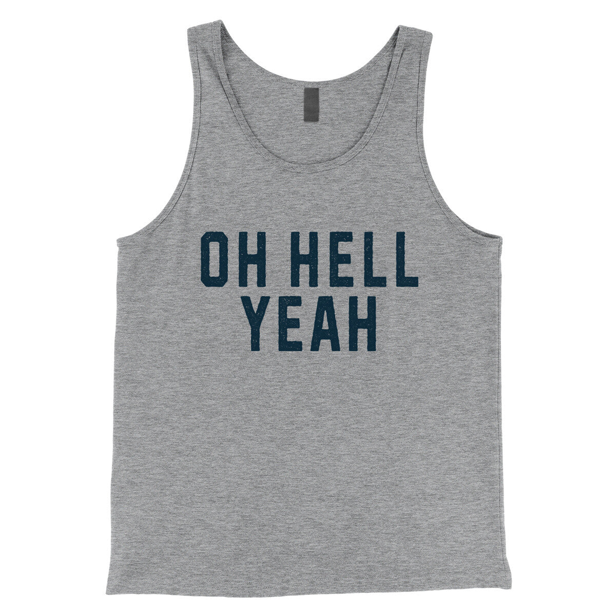 Oh Hell Yeah in Athletic Heather Color