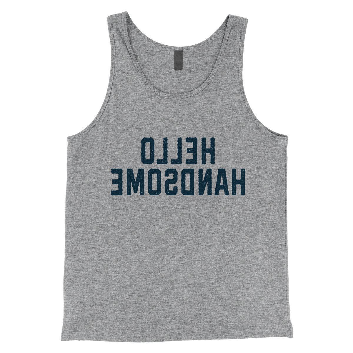 Hello Handsome in Athletic Heather Color