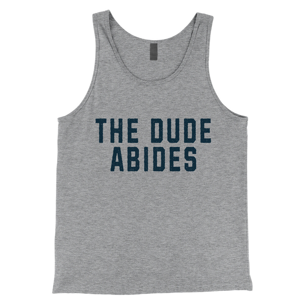 The Dude Abides in Athletic Heather Color