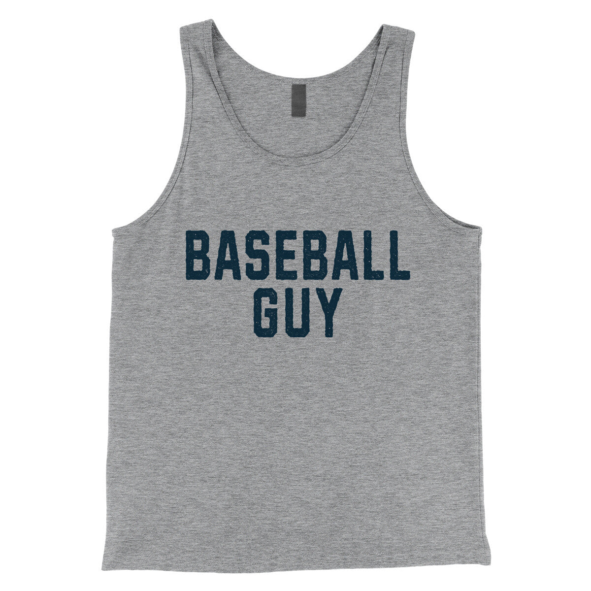 Baseball Guy in Athletic Heather Color