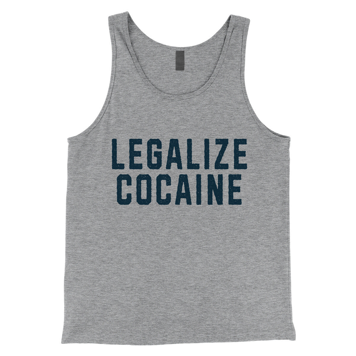 Legalize Cocaine in Athletic Heather Color