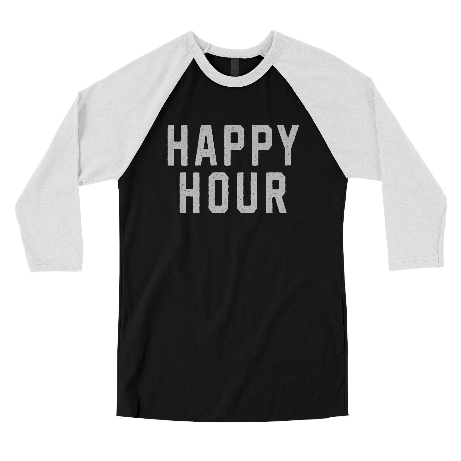 Happy Hour in Black with White Color