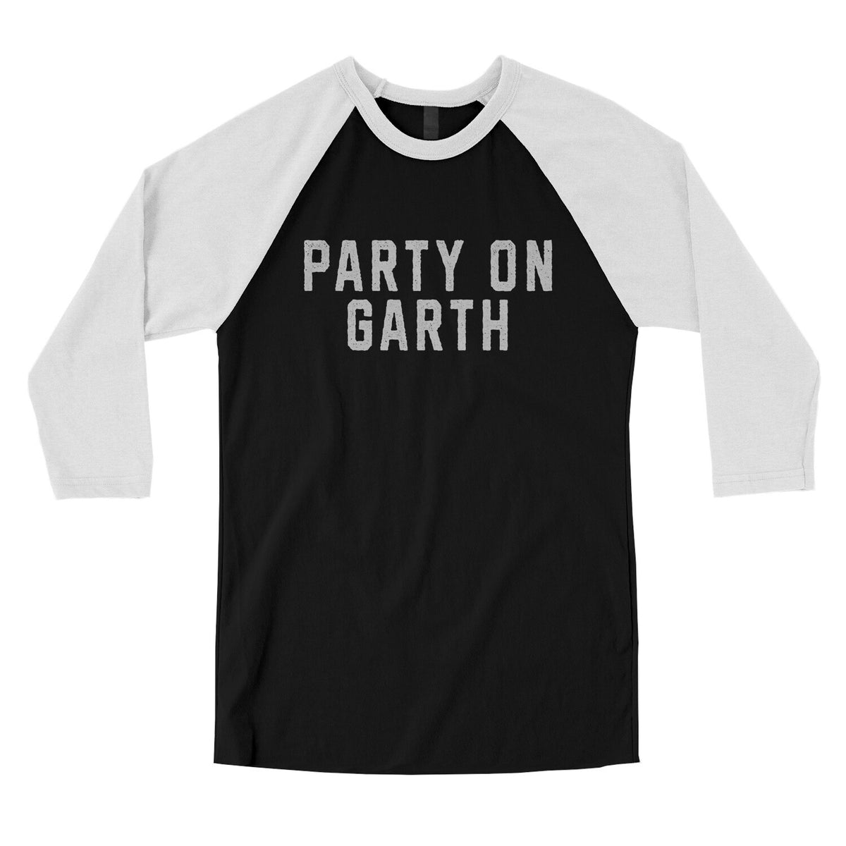 Party on Garth in Black with White Color