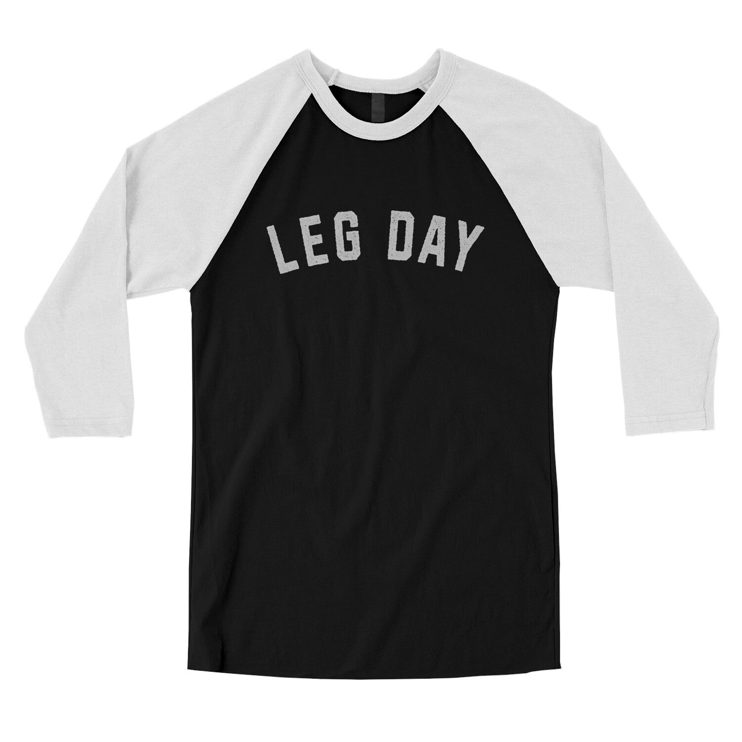 Leg Day in Black with White Color