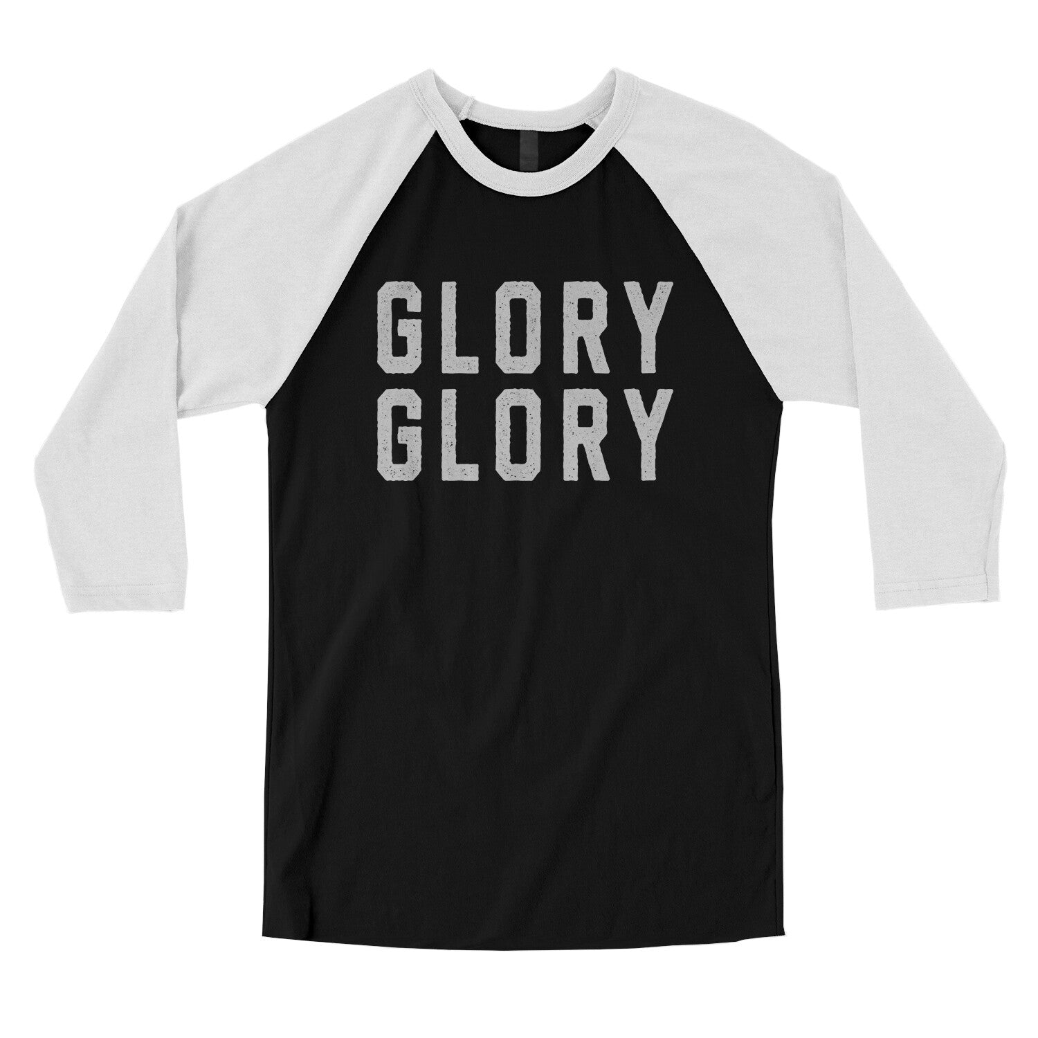 Glory Glory in Black with White Color