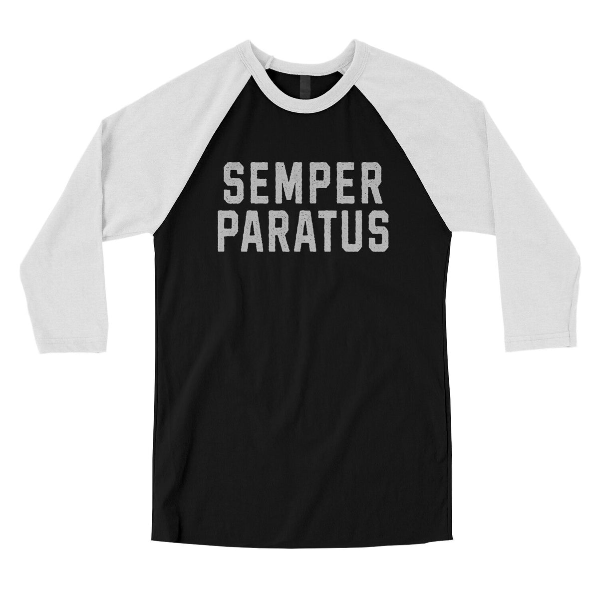 Semper Paratus in Black with White Color