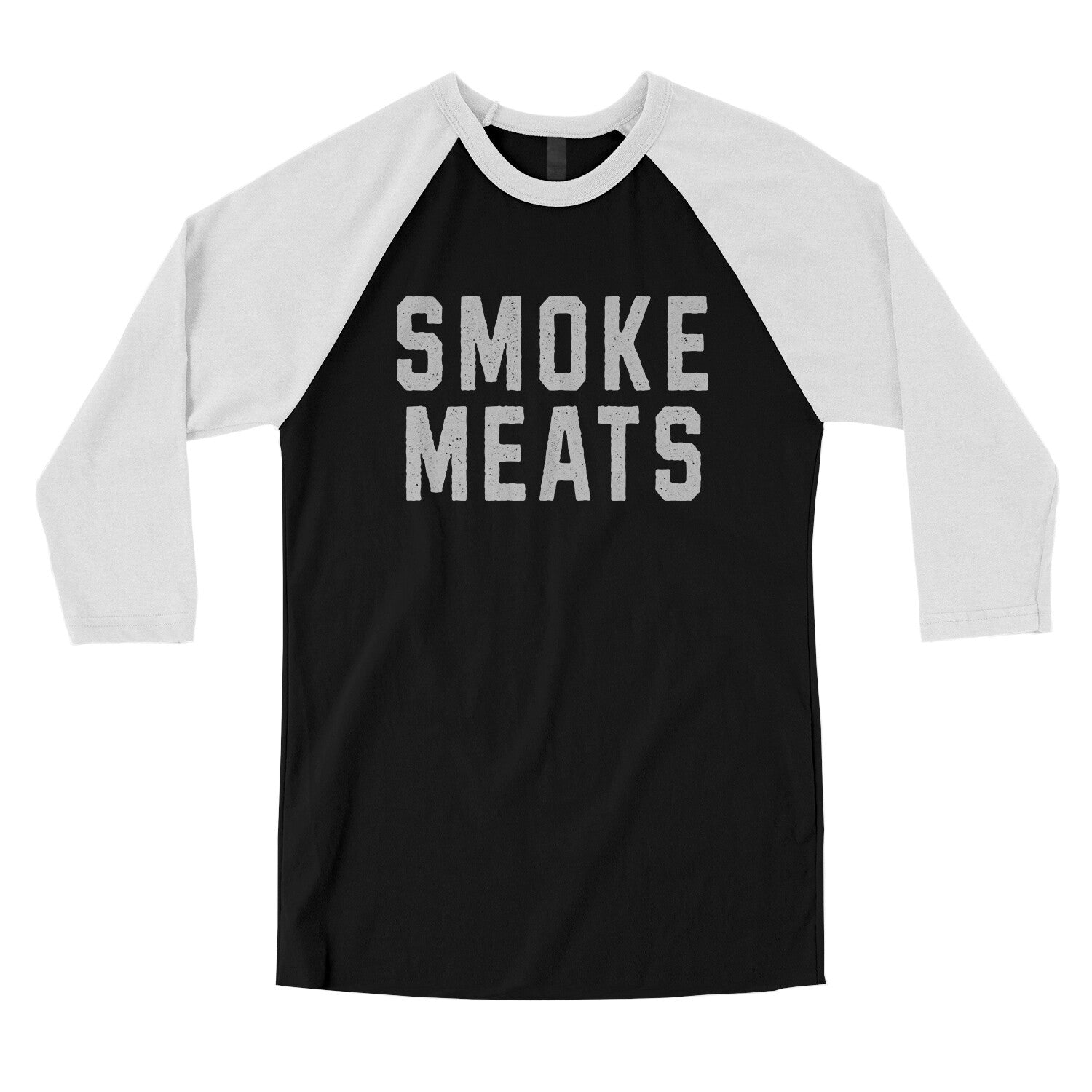 Smoke Meats in Black with White Color