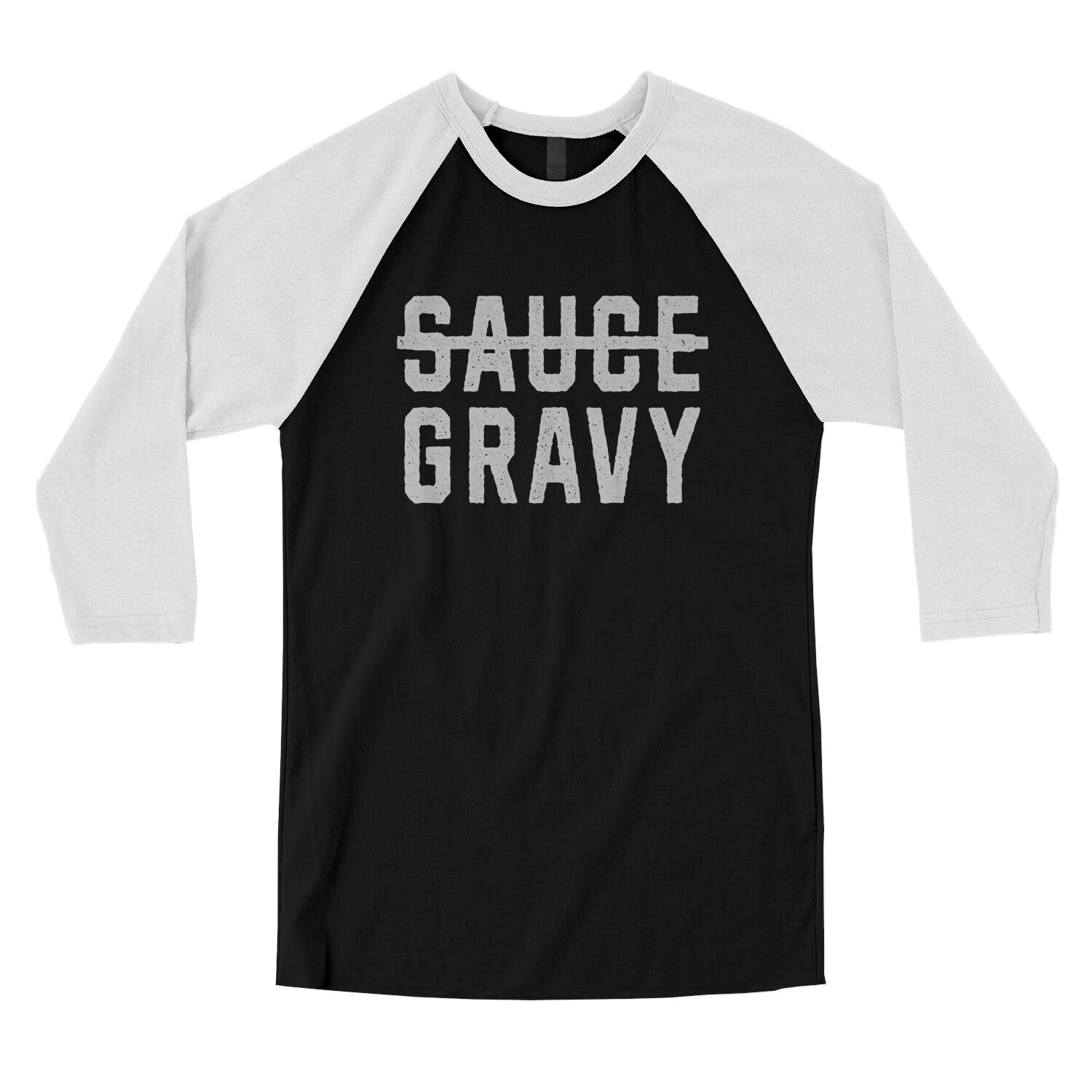 Sauce Gravy in Black with White Color