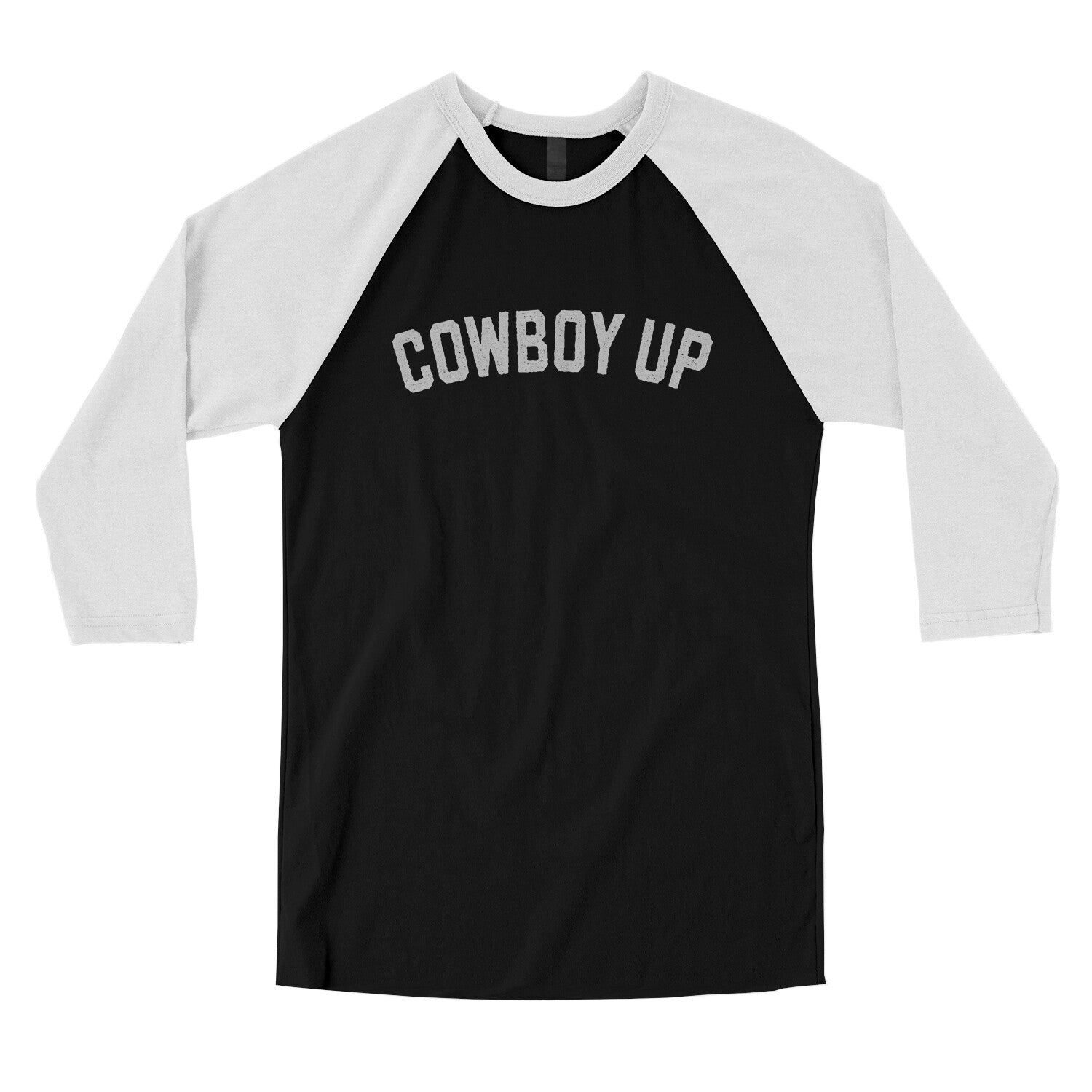 Cowboy Up in Black with White Color