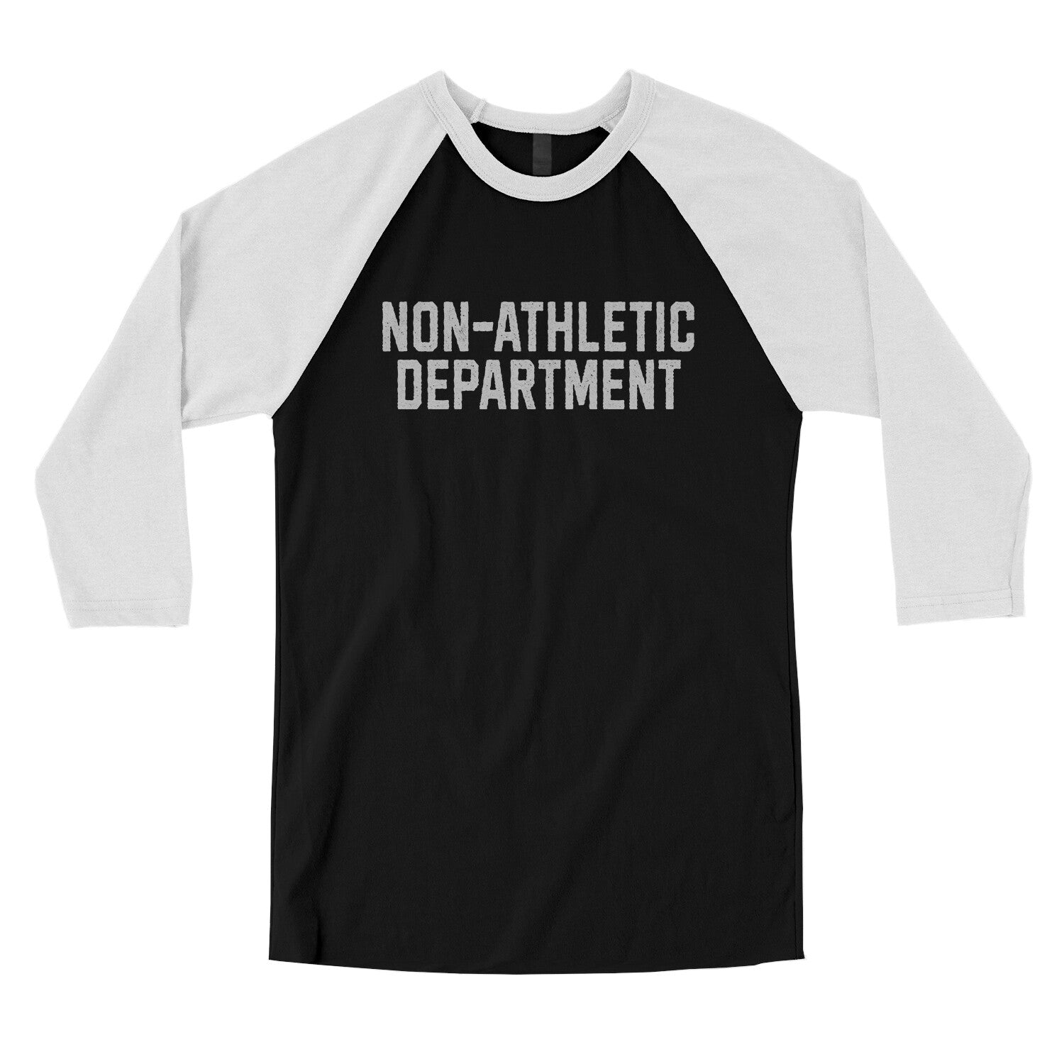 Non-Athletic Department in Black with White Color