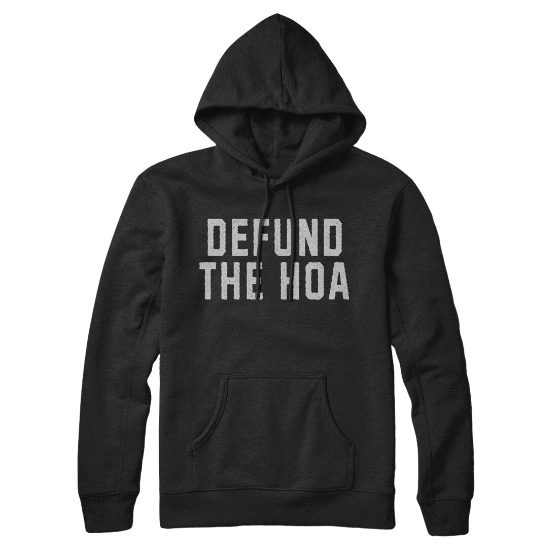 Defund the HOA in Black Color