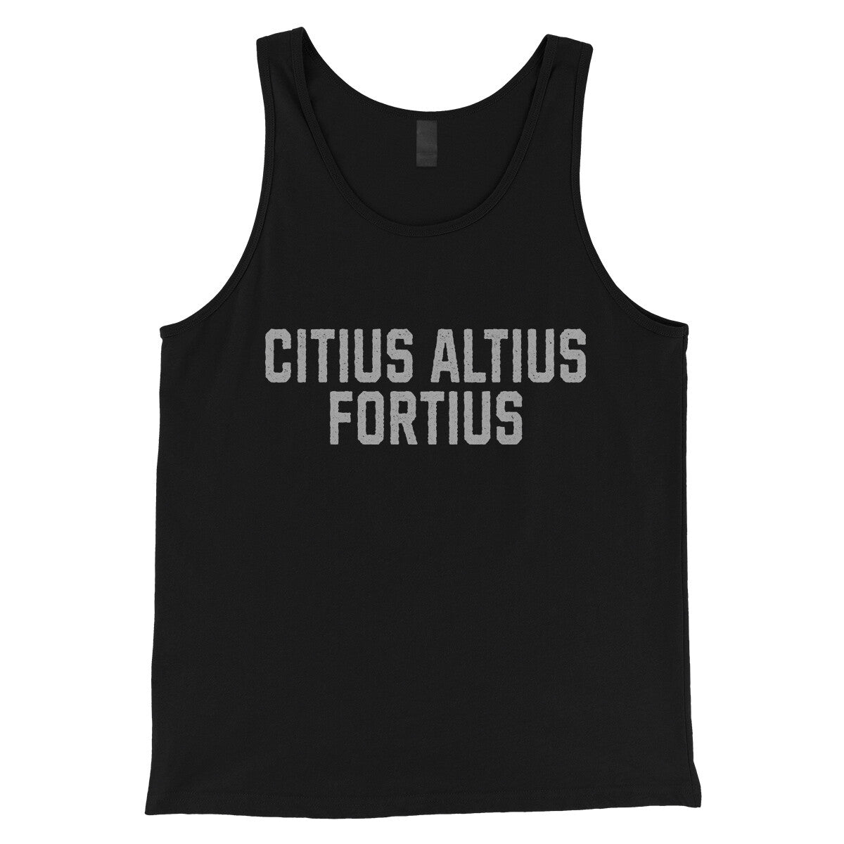 Citius Altius Fortius in Black Color