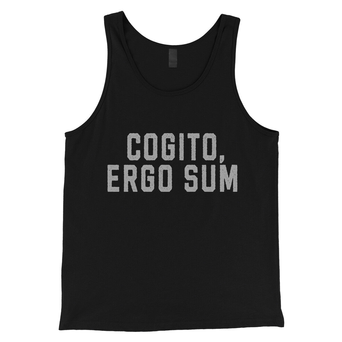 Cogito Ergo Sum in Black Color