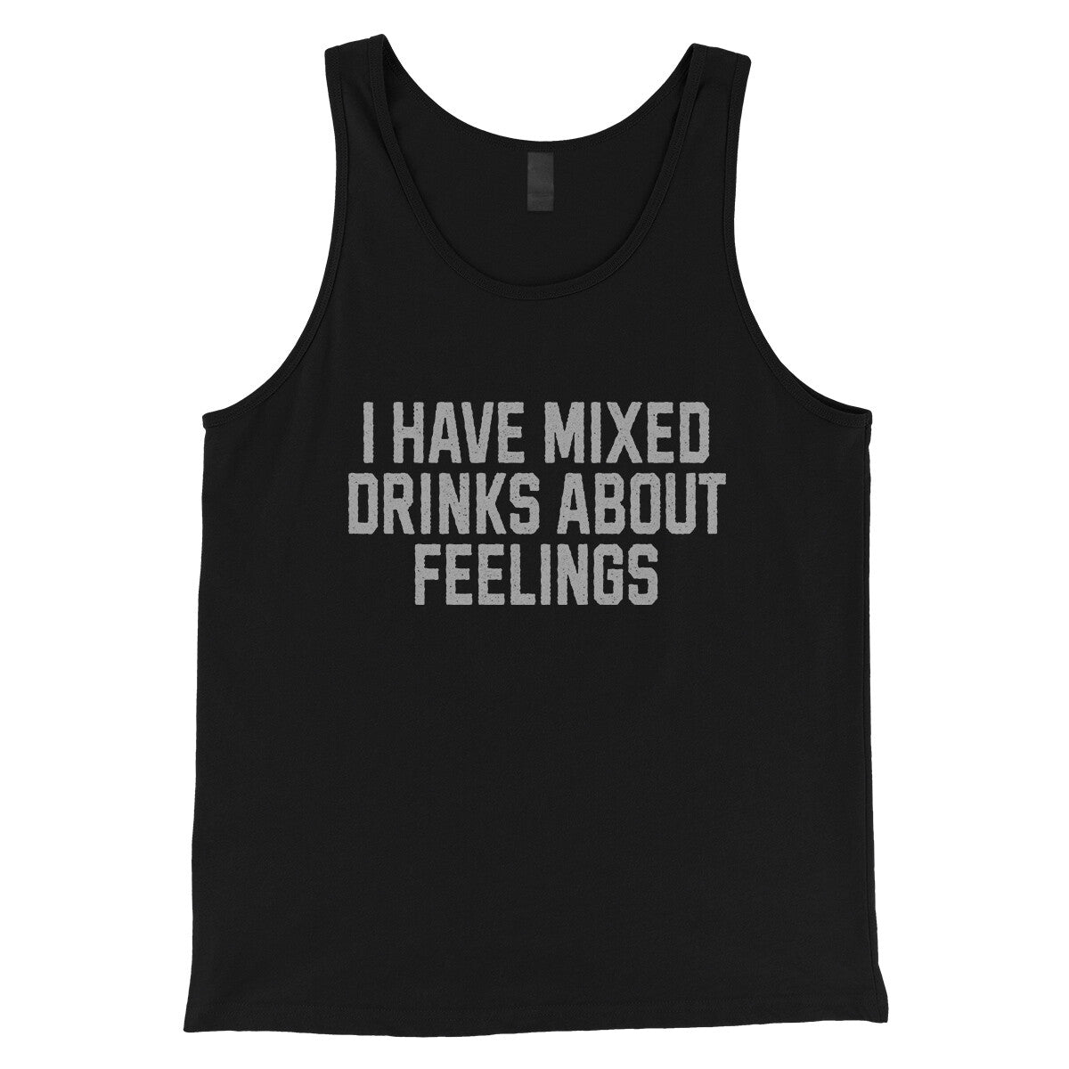 I Have Mixed Drinks about Feelings in Black Color