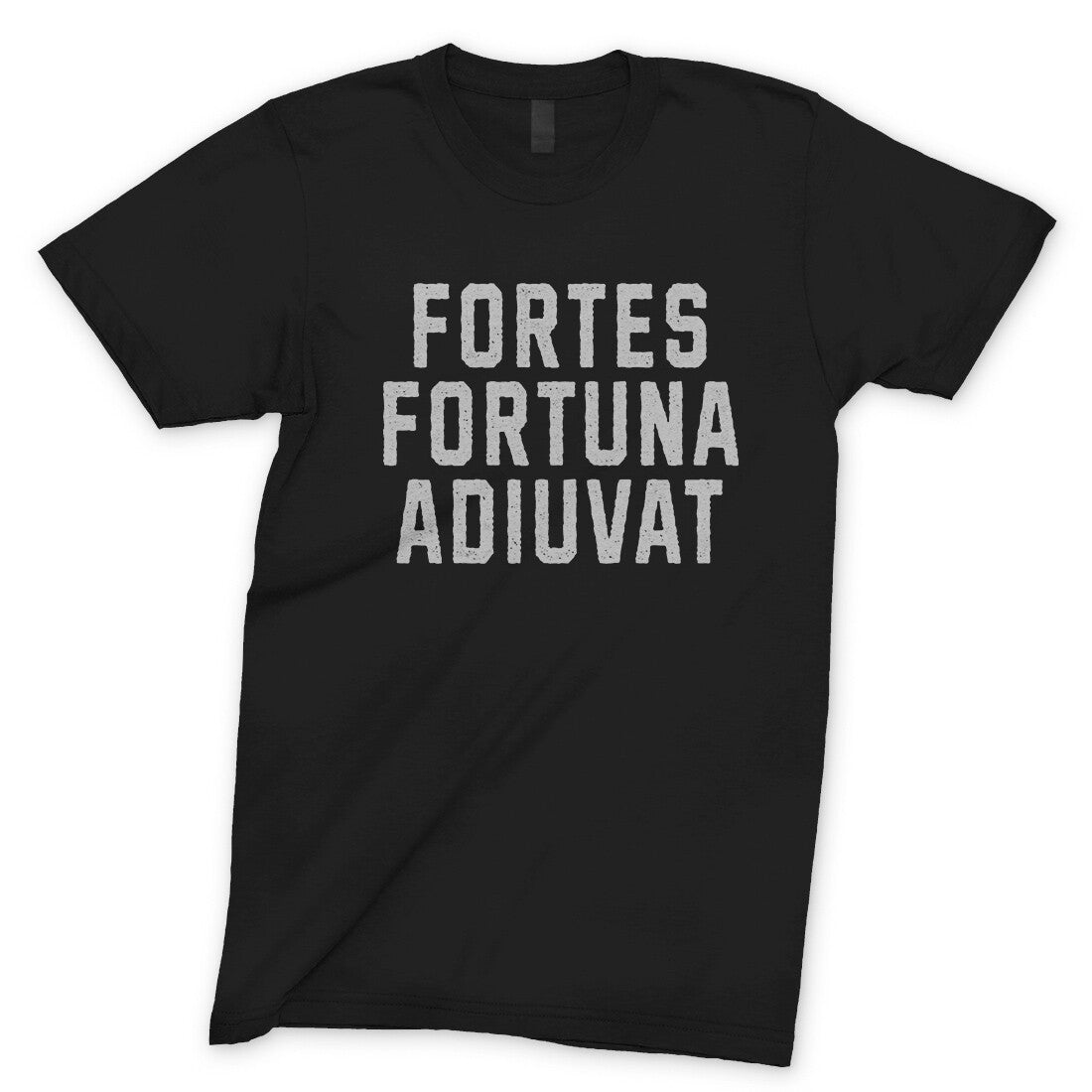 Fortes Fortuna Adiuvat in Black Color