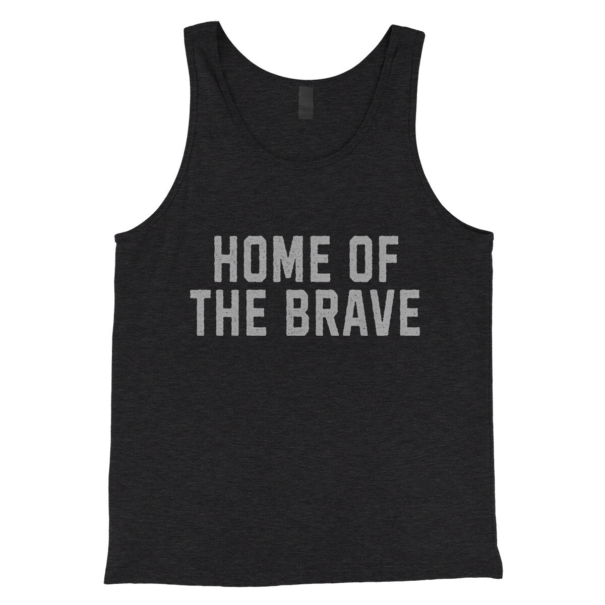 Home of the Brave in Charcoal Black TriBlend Color