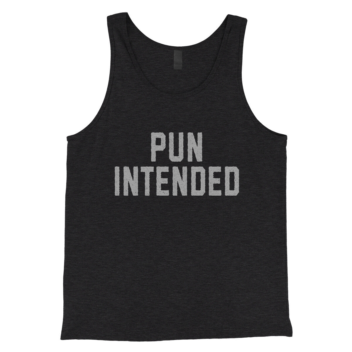 Pun Intended in Charcoal Black TriBlend Color