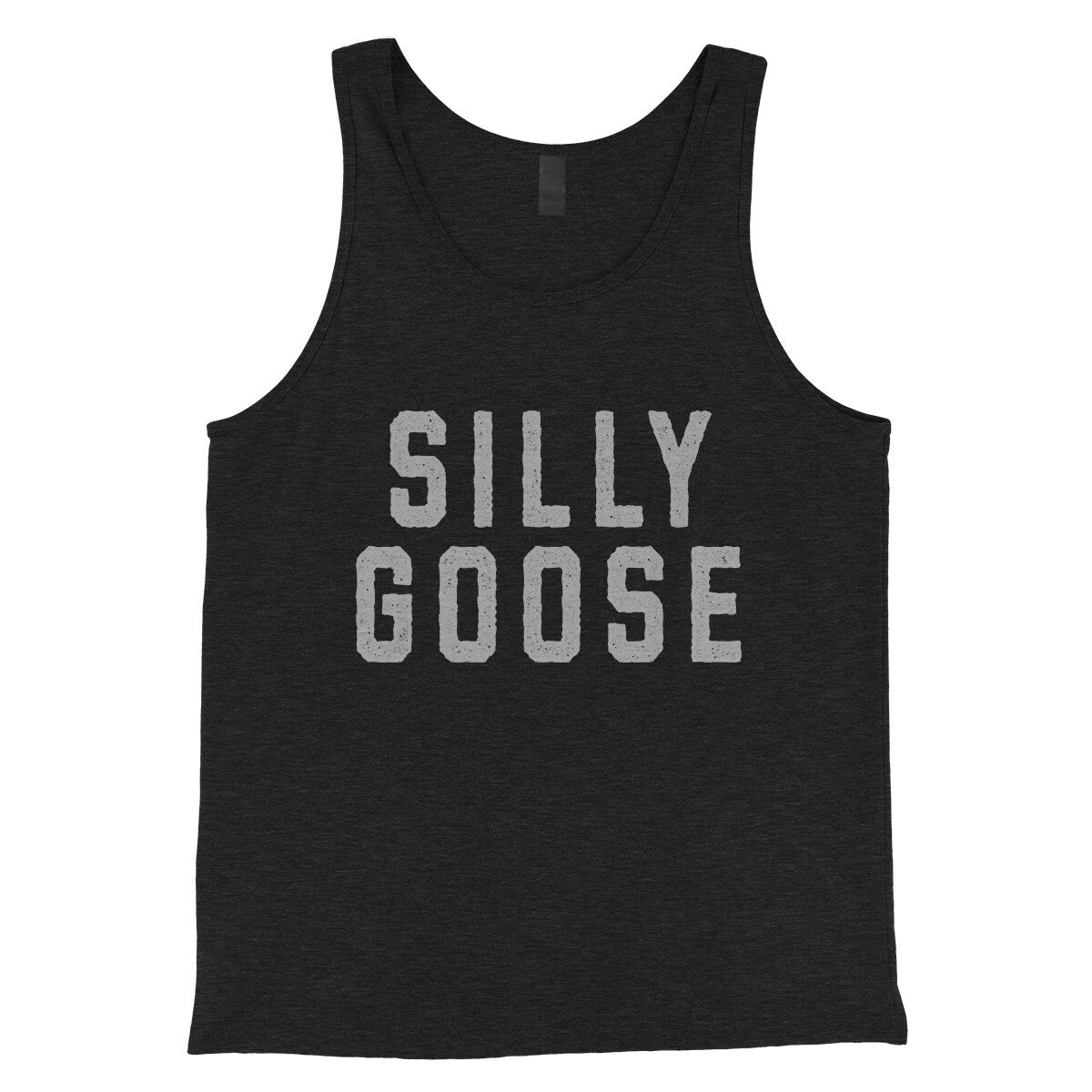 Silly Goose in Charcoal Black TriBlend Color