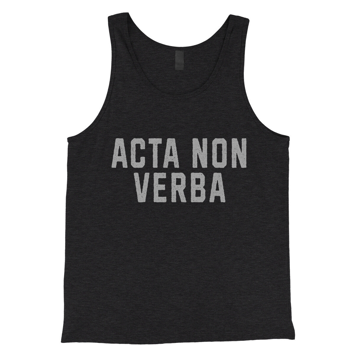 Acta Non Verba in Charcoal Black TriBlend Color