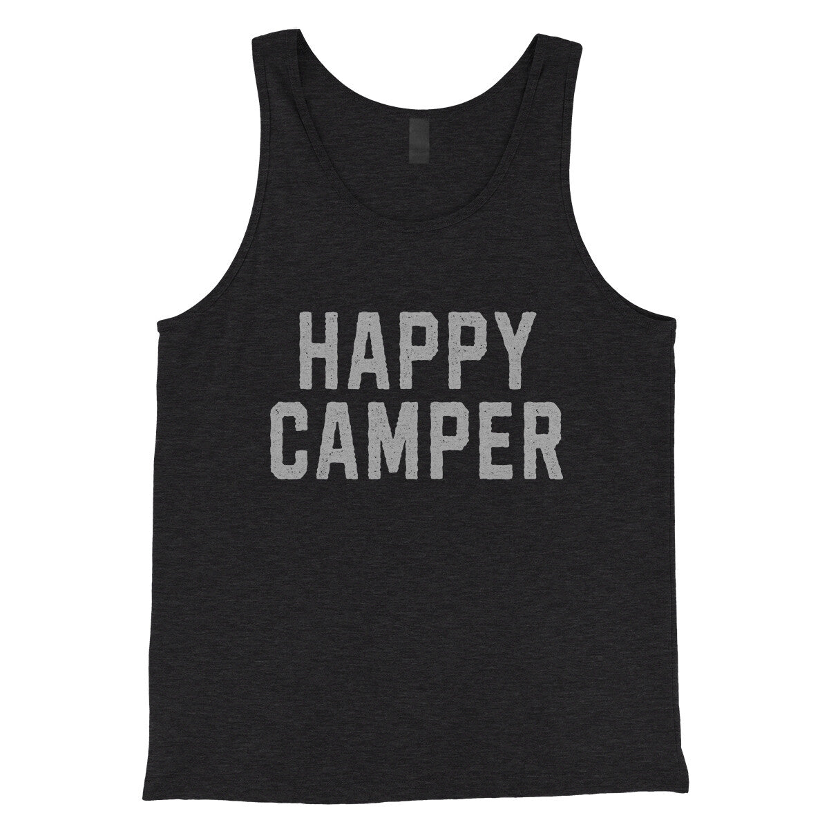 Happy Camper in Charcoal Black TriBlend Color