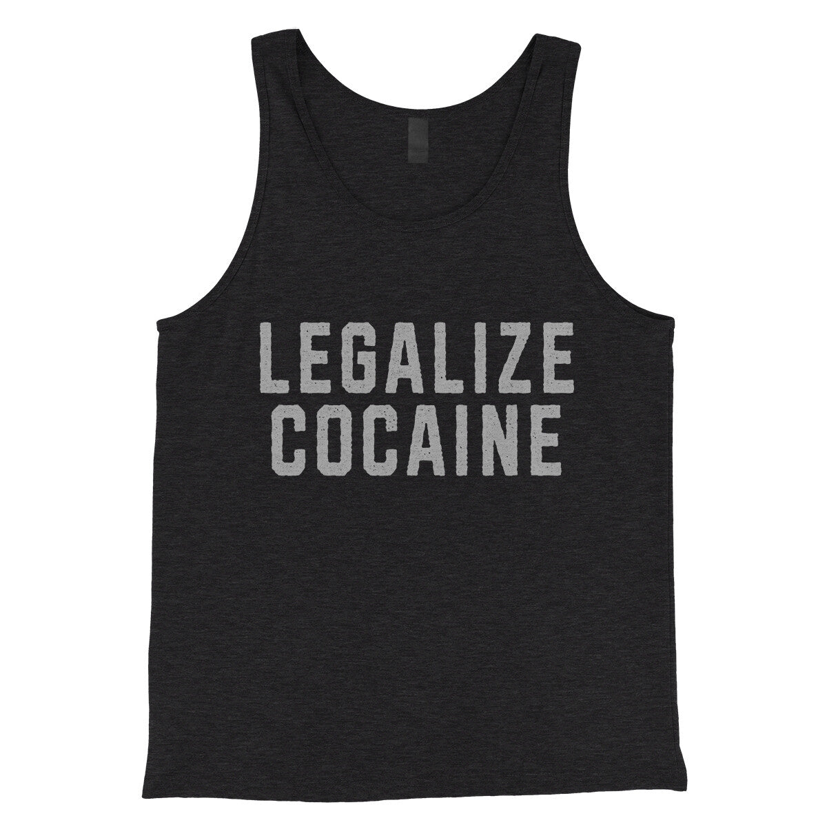 Legalize Cocaine in Charcoal Black TriBlend Color