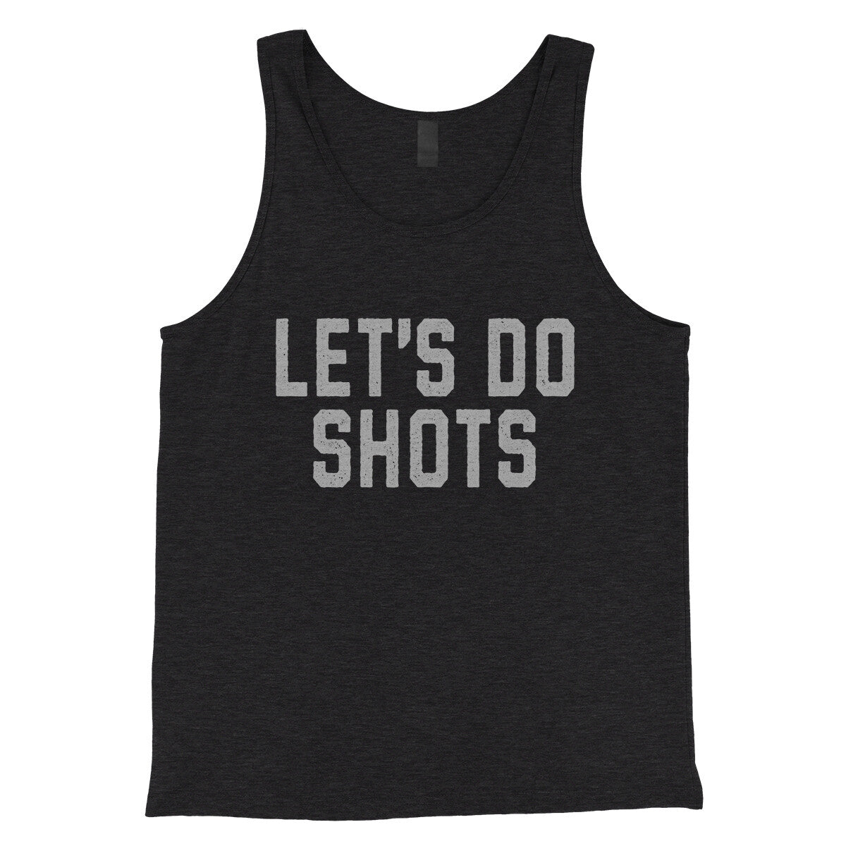 Let's Do Shots in Charcoal Black TriBlend Color