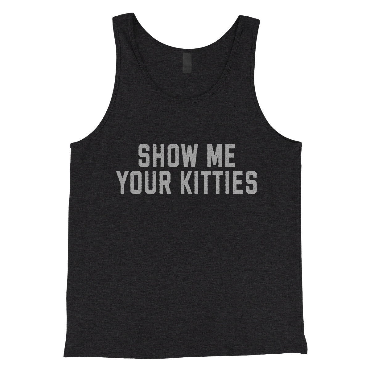 Show me Your Kitties in Charcoal Black TriBlend Color