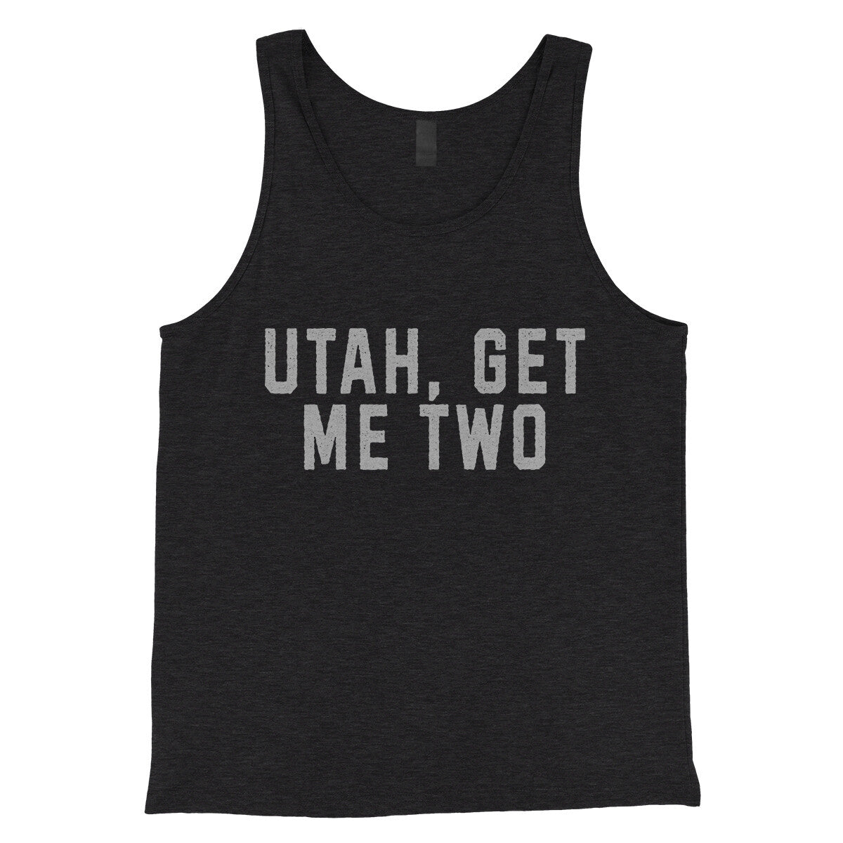 Utah Get me Two in Charcoal Black TriBlend Color