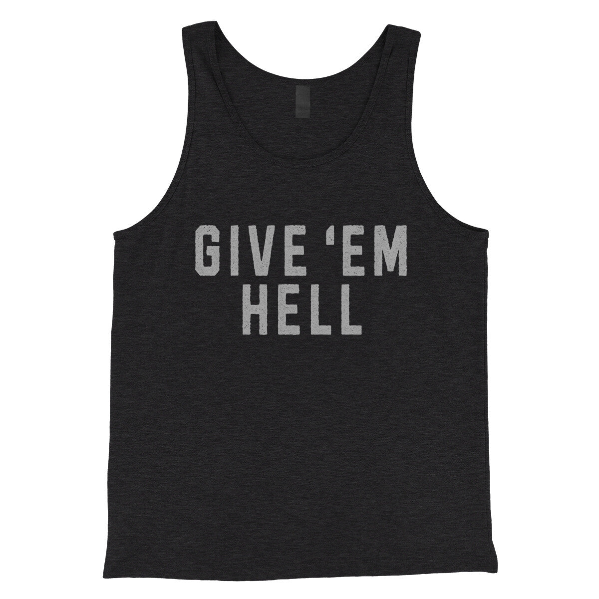 Give ‘em Hell in Charcoal Black TriBlend Color