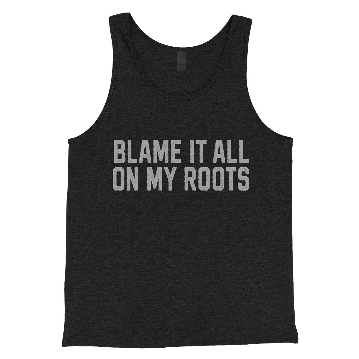 Blame it All on my Roots in Charcoal Black TriBlend Color