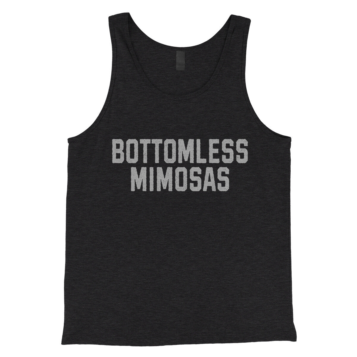 Bottomless Mimosas in Charcoal Black TriBlend Color