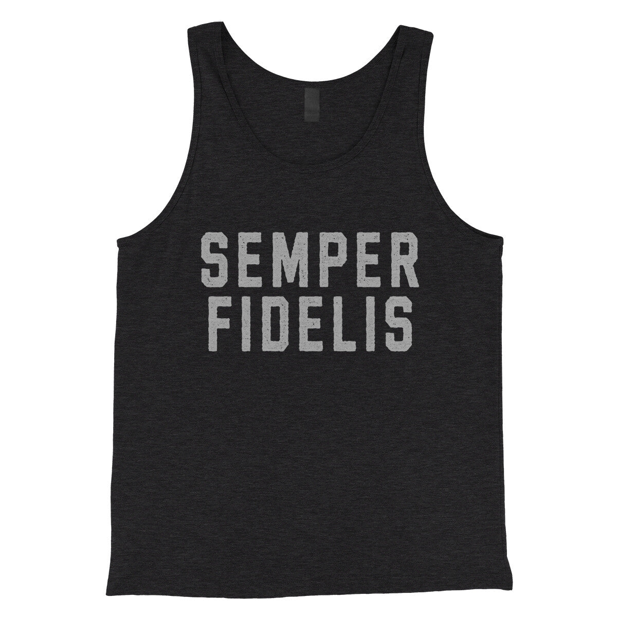 Semper Fidelis in Charcoal Black TriBlend Color