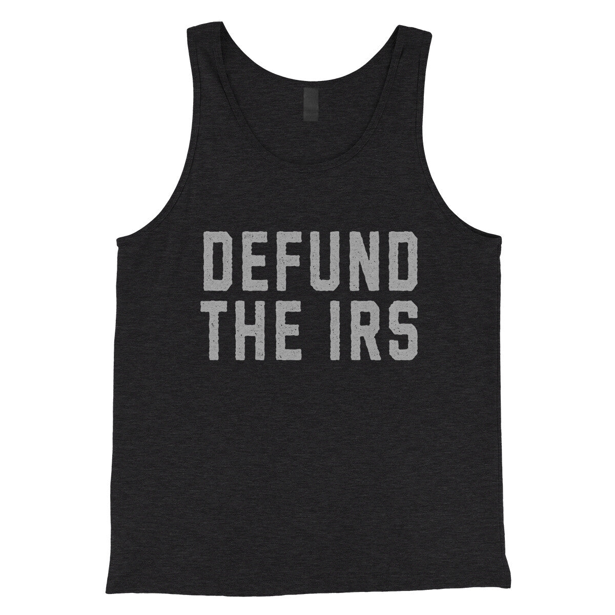 Defund the IRS in Charcoal Black TriBlend Color