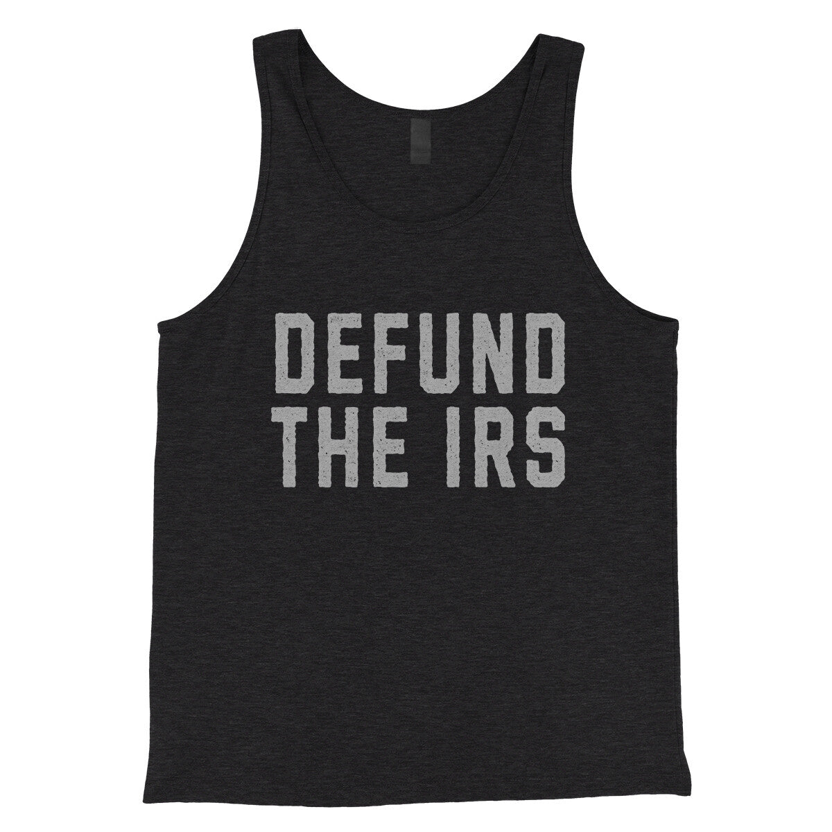 Defund the IRS in Charcoal Black TriBlend Color