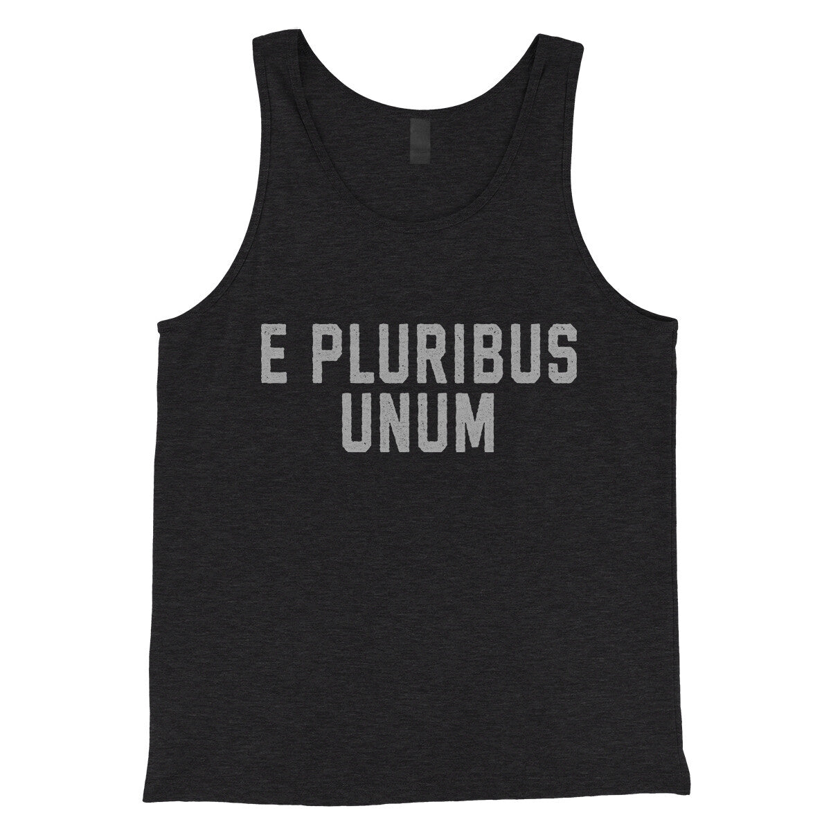 E Pluribus Unum in Charcoal Black TriBlend Color