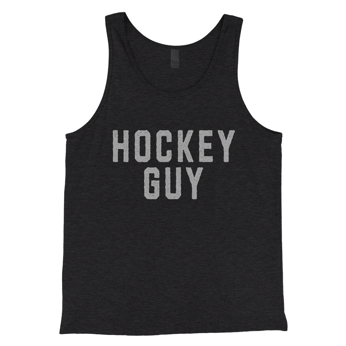 Hockey Guy in Charcoal Black TriBlend Color