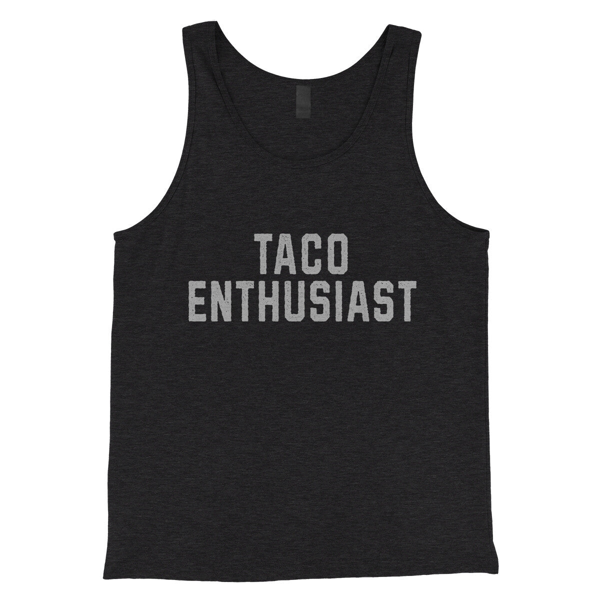 Taco Enthusiast in Charcoal Black TriBlend Color