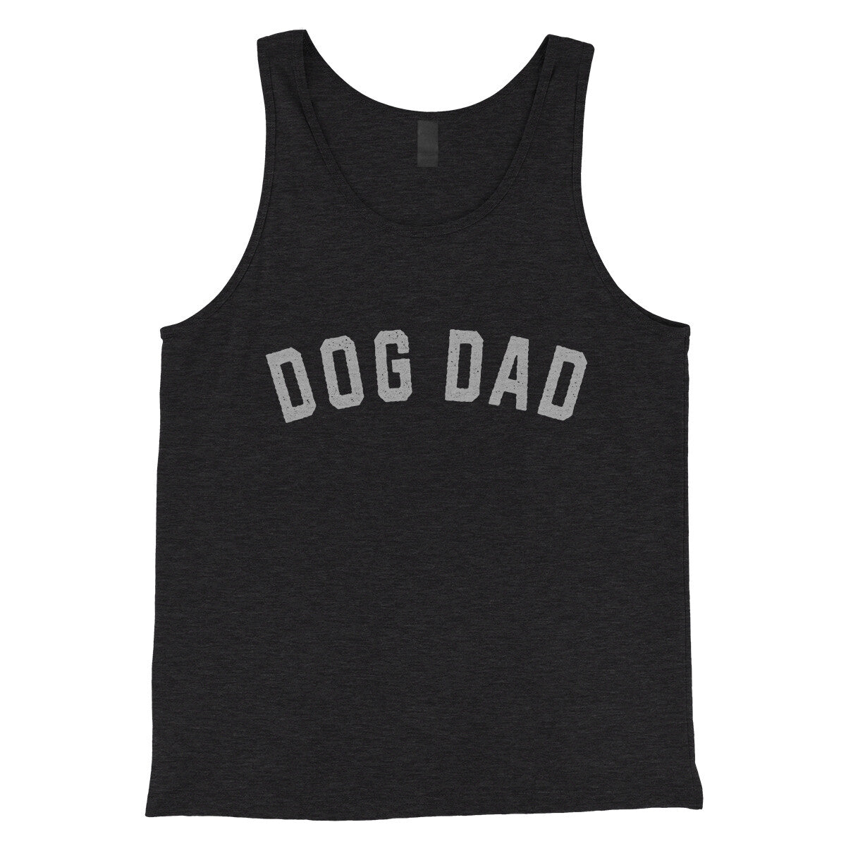 Dog Dad in Charcoal Black TriBlend Color