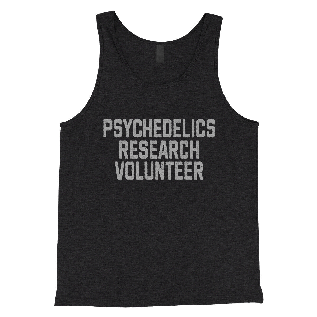 Psychedelics Research Volunteer in Charcoal Black TriBlend Color