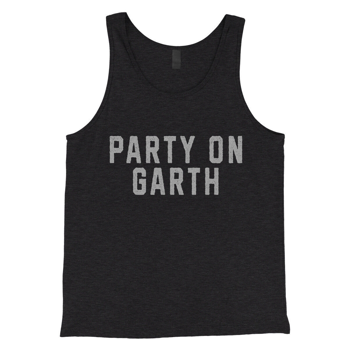 Party on Garth in Charcoal Black TriBlend Color