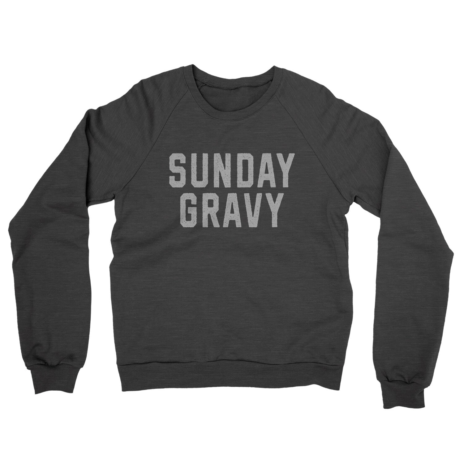 Sunday Gravy in Charcoal Heather Color