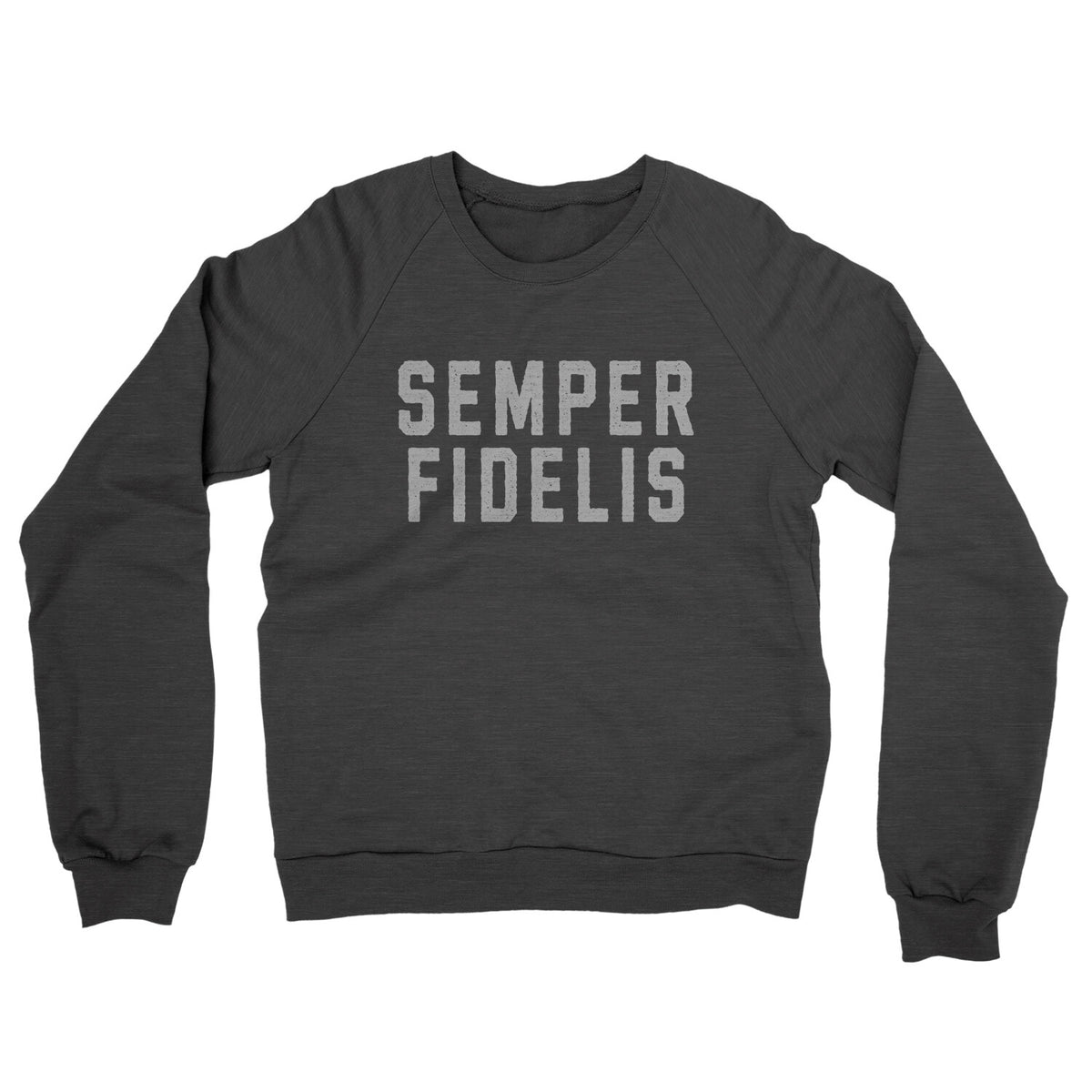 Semper Fidelis in Charcoal Heather Color