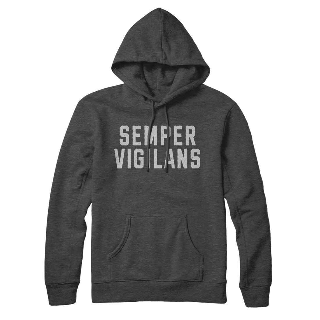 Semper Vigilans in Charcoal Heather Color