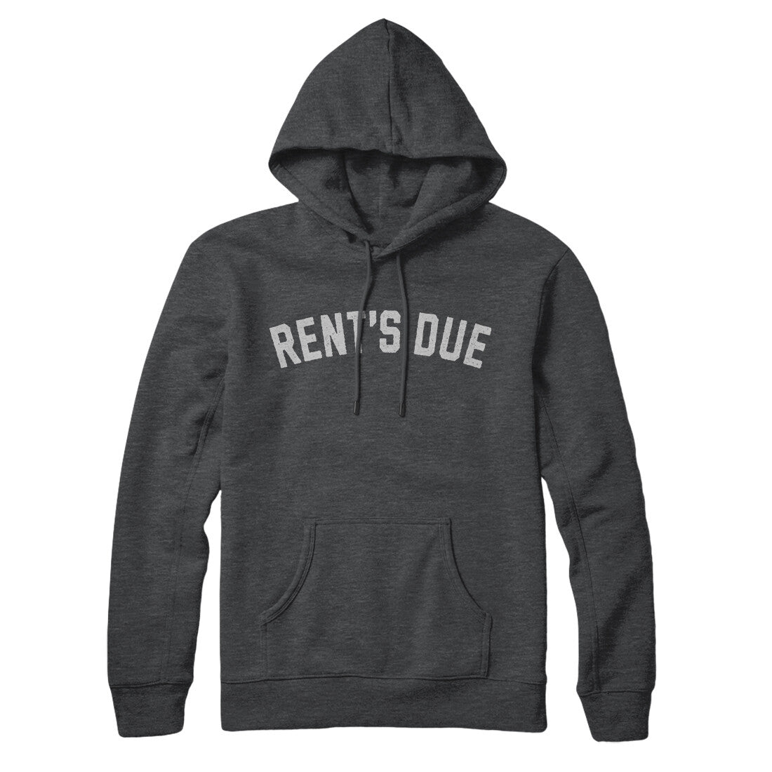 Rent's Due in Charcoal Heather Color