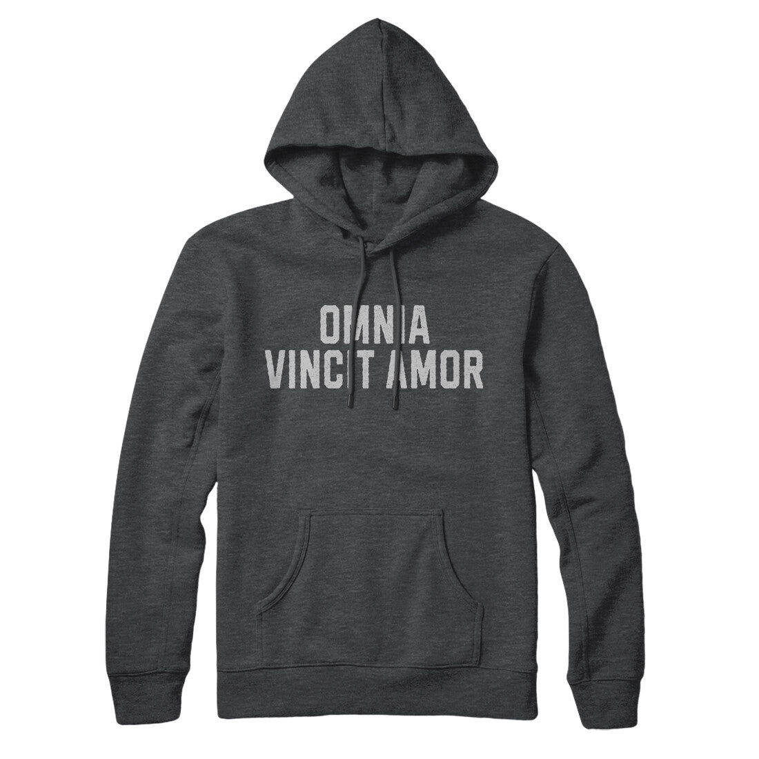 Omnia Vincit Amor in Charcoal Heather Color