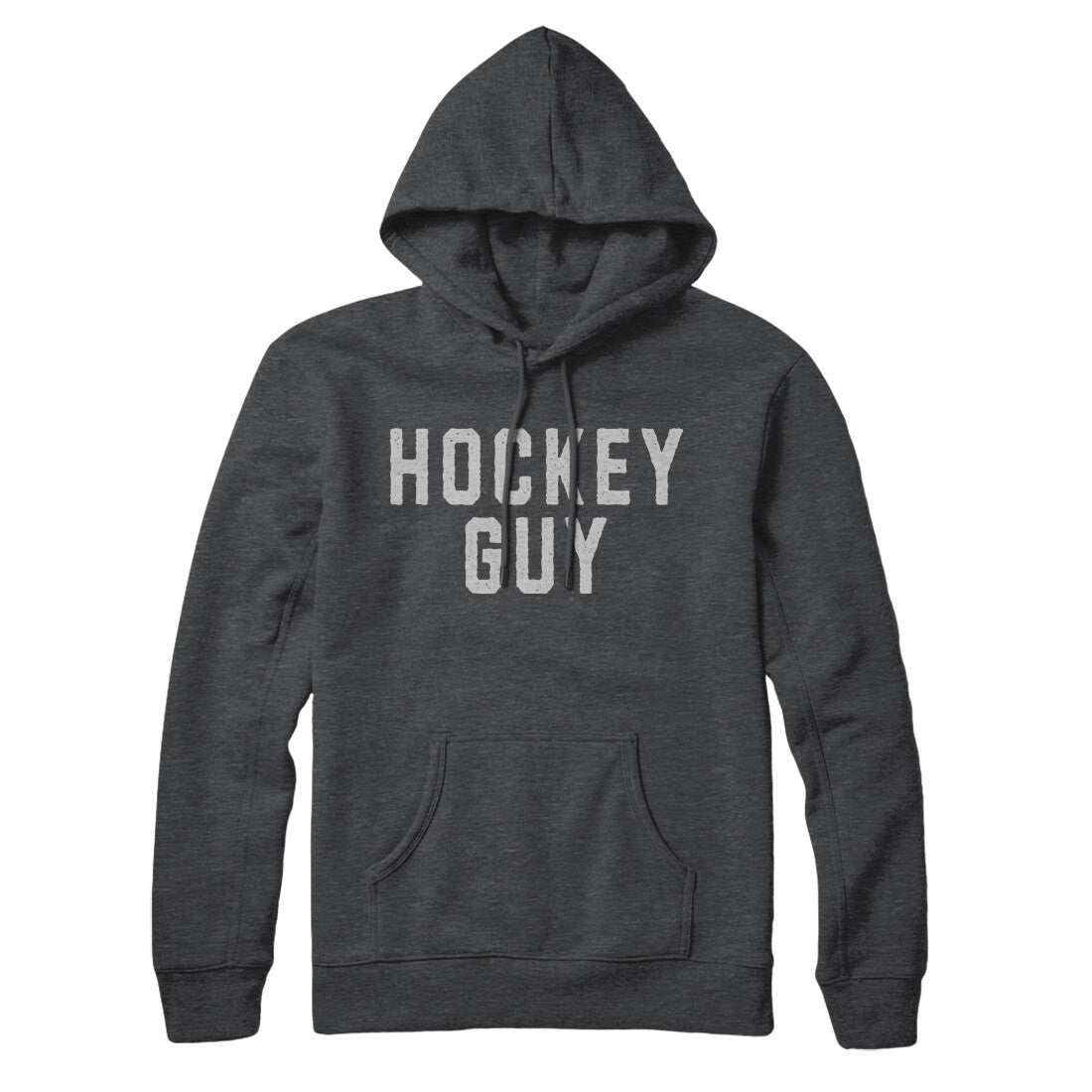 Hockey Guy in Charcoal Heather Color