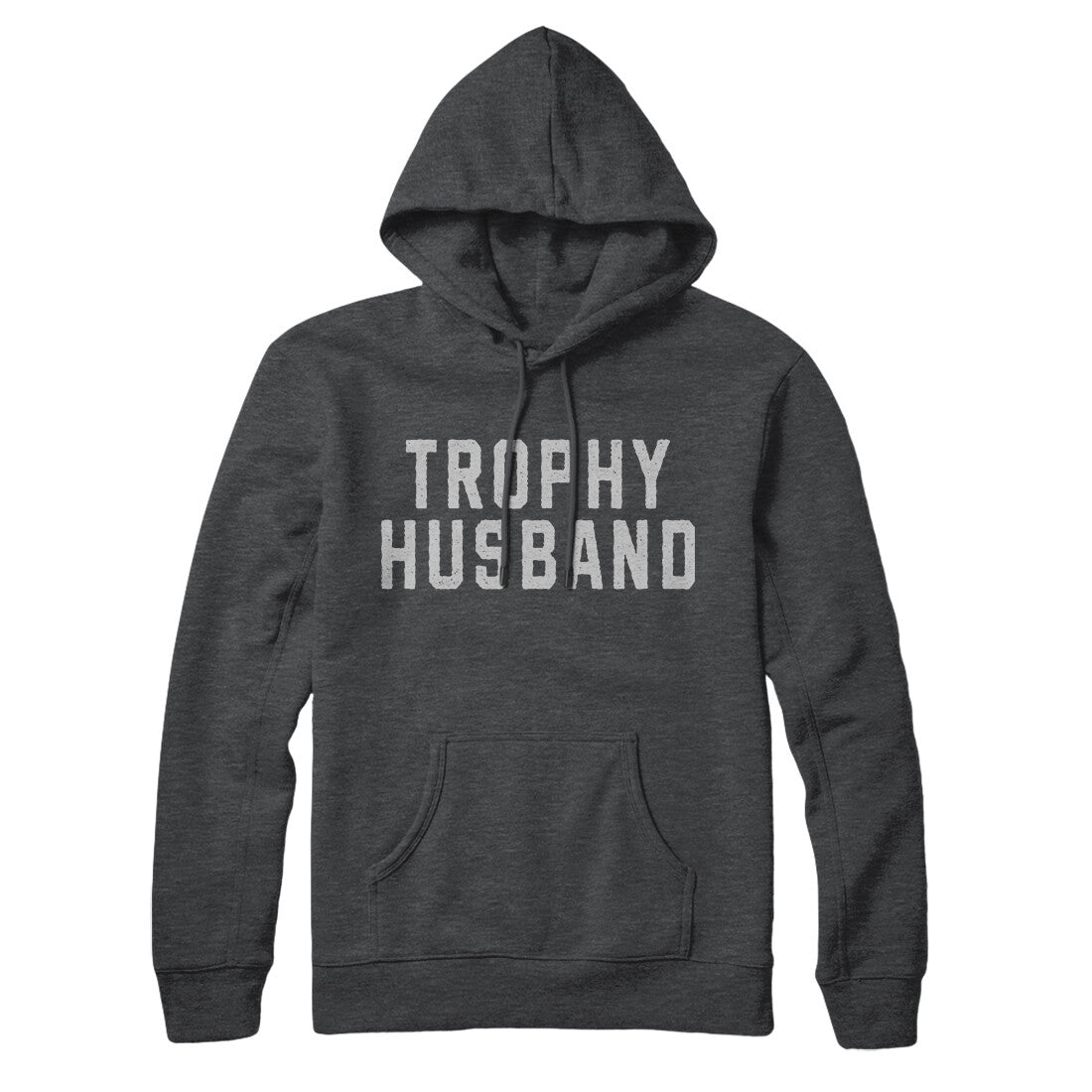Trophy Husband in Charcoal Heather Color