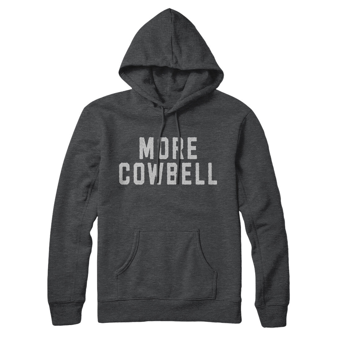 More Cowbell in Charcoal Heather Color