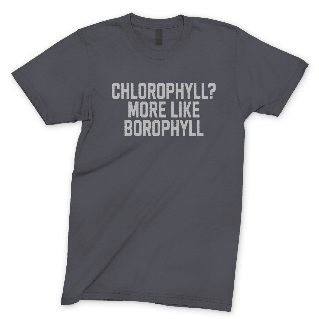 Chlorophyll More Like Borophyll in Charcoal Color