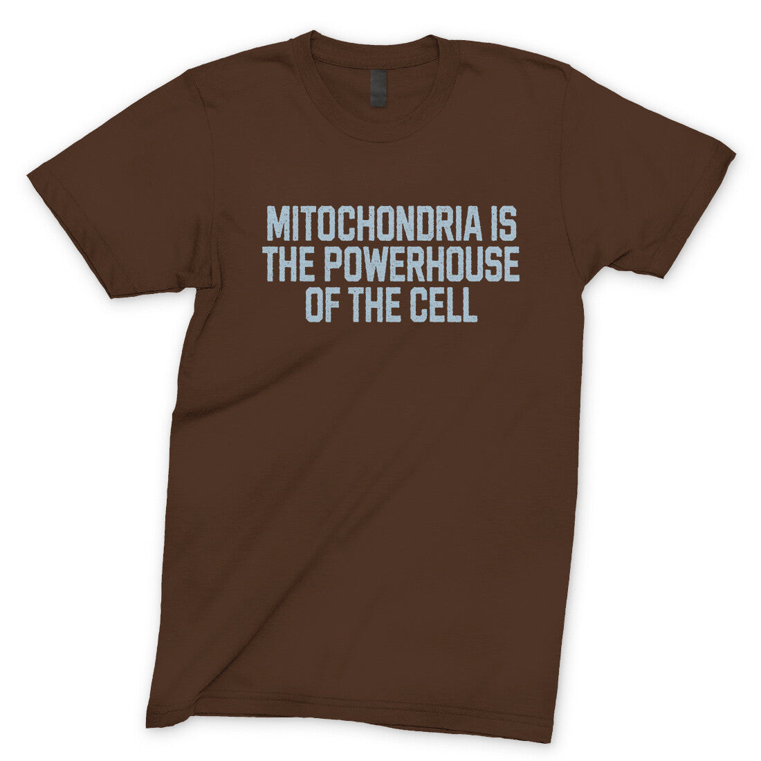 Mitochondria is the Powerhouse of the Cell in Dark Chocolate Color